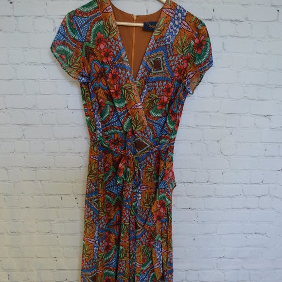 Like New Floor Length Floral Dress - Picture 1 of 5